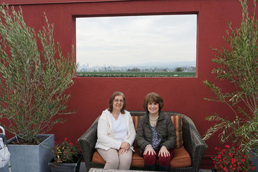 Enjoying spring sunshine on the rooftop 