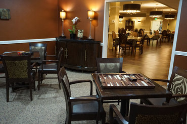 game room at city view 