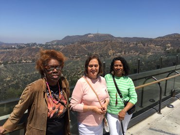 Hello Hollywood! While we can see The Hollywood Sign from our rooftop, it's nothing like seeing it up close...