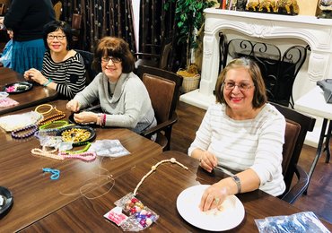 Jewelry Making Our most popular activity!
Luckily we have it twice a month.