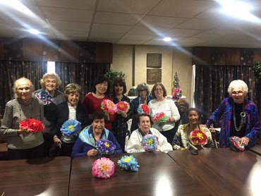 Arts & Crafts Take a look at our handmade tissue flowers. They're perfect for spring.