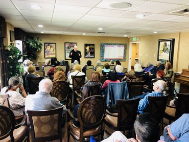 Shakespeare Presentation We were lucky enough to get a celebrity Shakespeare reading from Mitch Ryan!