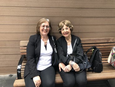 Make Lasting Friendships They say it's not about where you go, its about who you go with...
Luckily we were going to a TV show taping. 
That's what we call "Having your cake and eating it too"